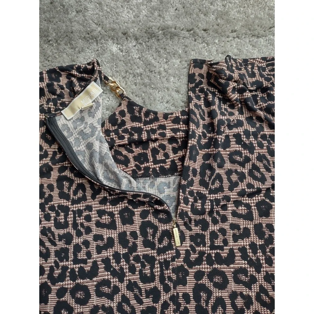 Michael Kors Animal Print  3/4‎ Sleeves Dress Size XL